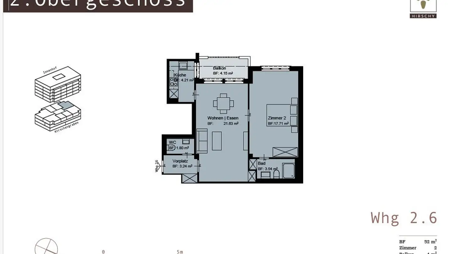 Appartement à louer - Hirschengraben 41, 6003 Luzern - Photo 4
