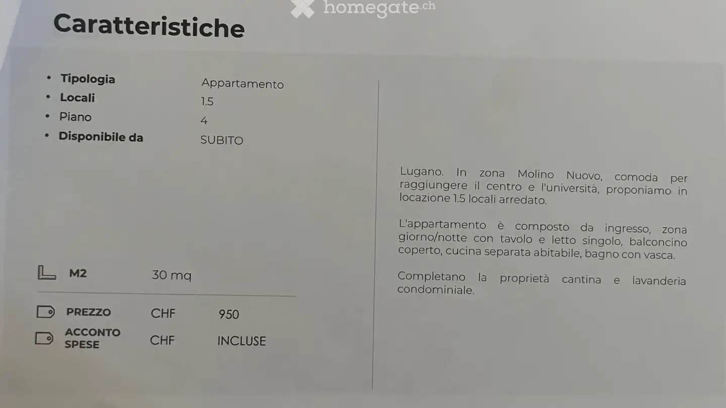 Appartement à louer - Via Delle Aie, 6900 Lugano - Photo 2