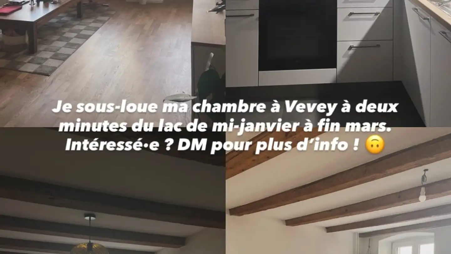 Zimmer mieten - 1800 Vevey