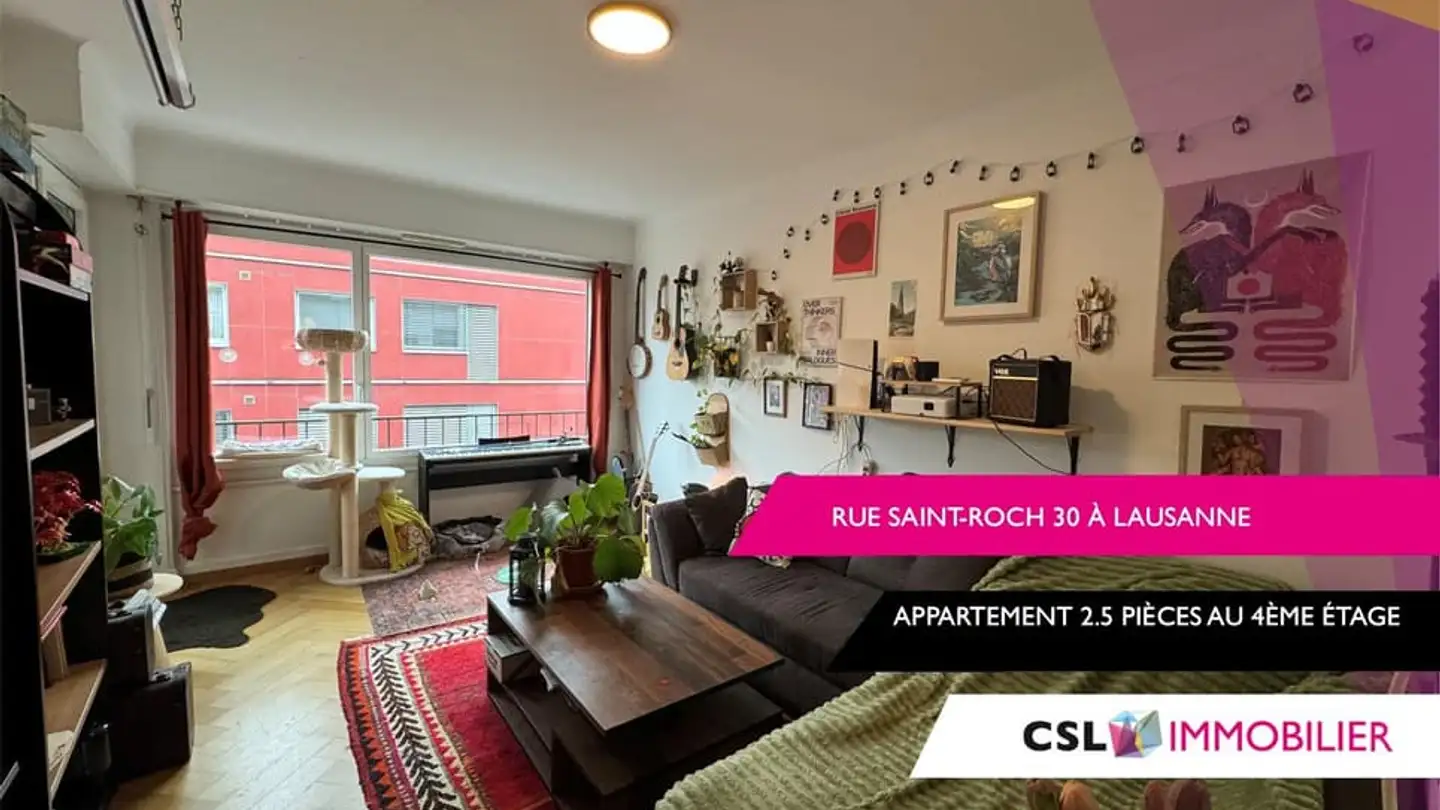 Wohnung mieten - Rue Saint-Roch 30, 1004 Lausanne