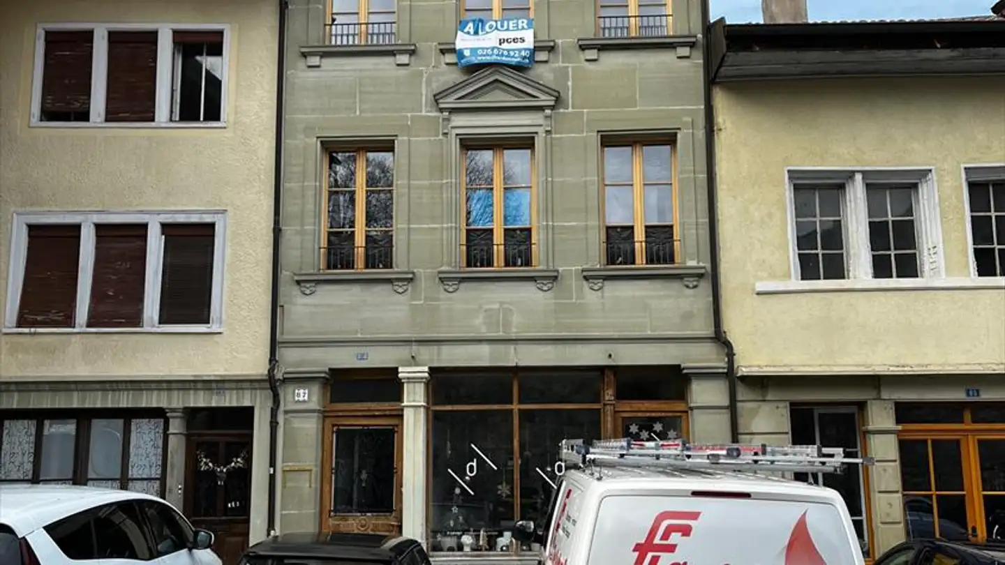 Studio mieten - Rue De L'eglise 87, 1680 Romont FR