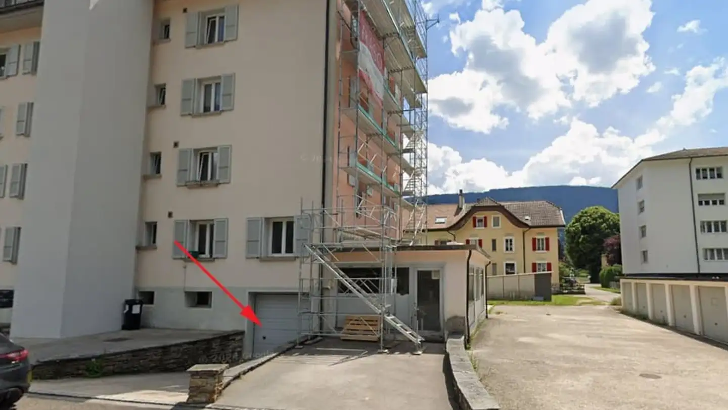 Single garage for rent - Rue François-Jaques 5, 2114 Fleurier