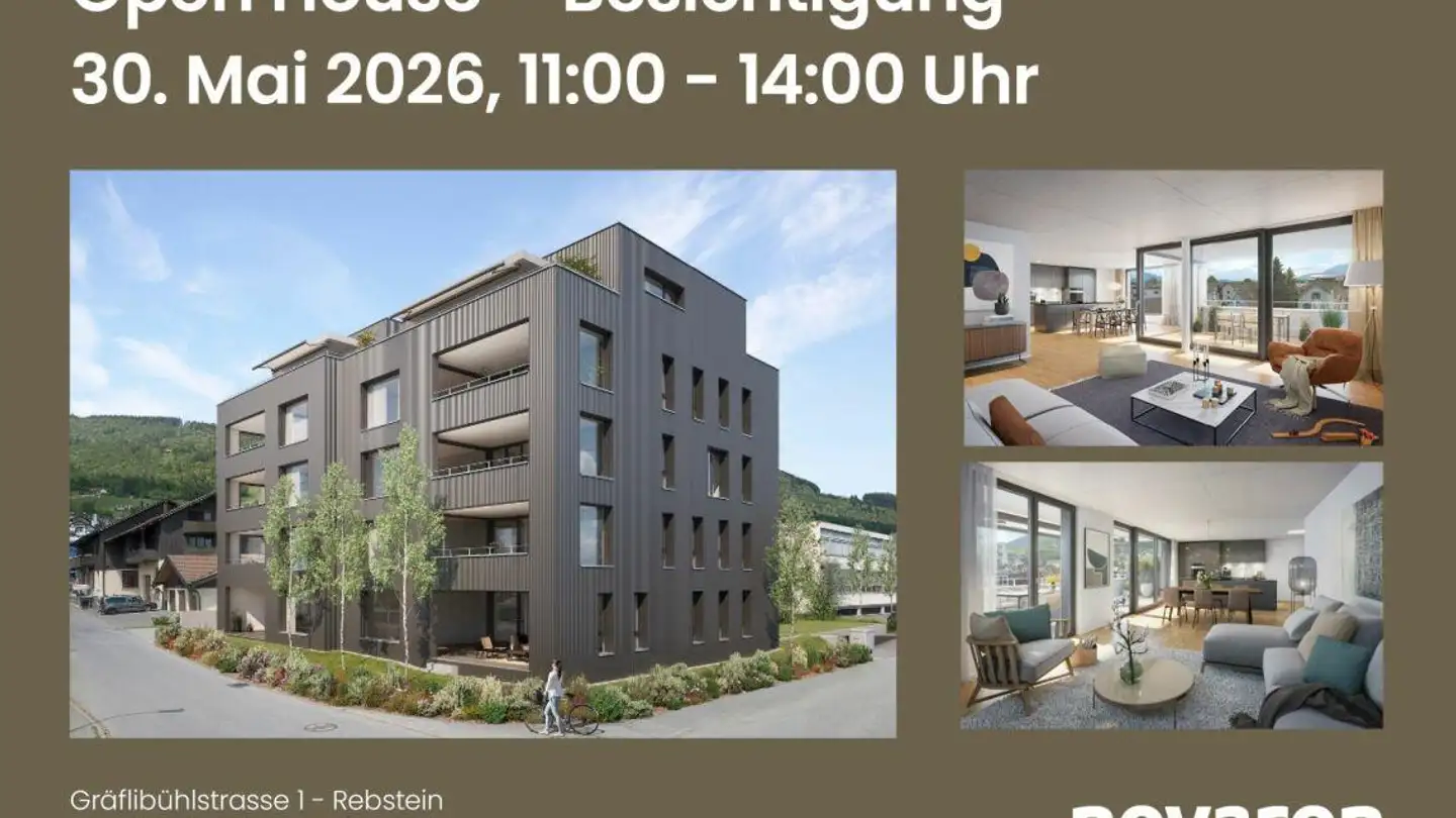 Wohnung kaufen - Gräflibühlstrasse 1, 9445 Rebstein