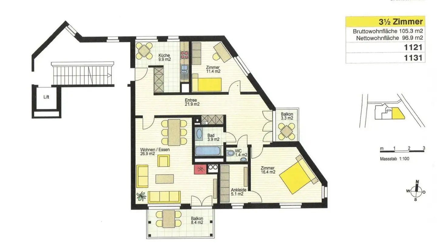 Wohnung kaufen - Zeughausstrasse 13, 8910 Affoltern am Albis - Foto 2