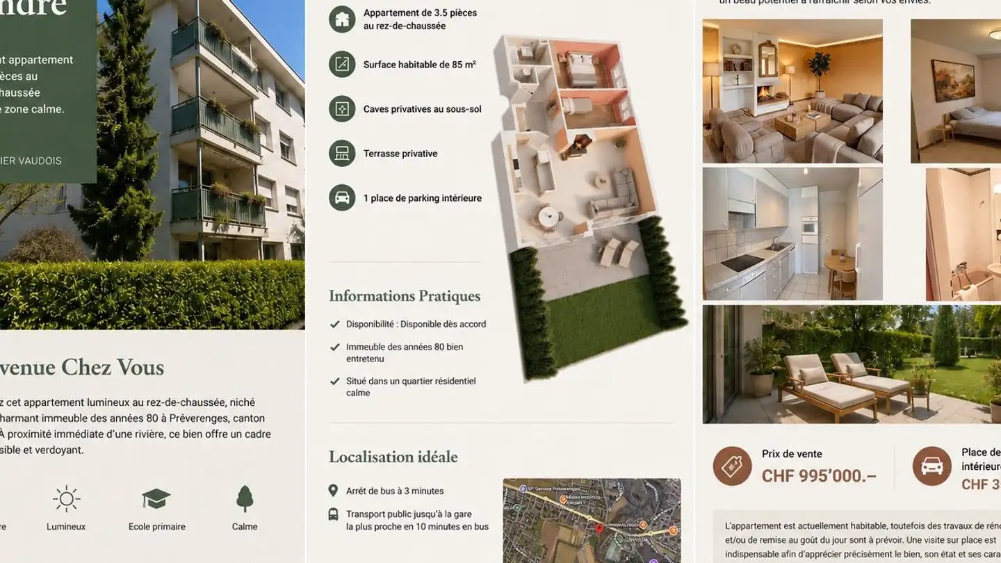 Apartment for sale - 1028 Préverenges