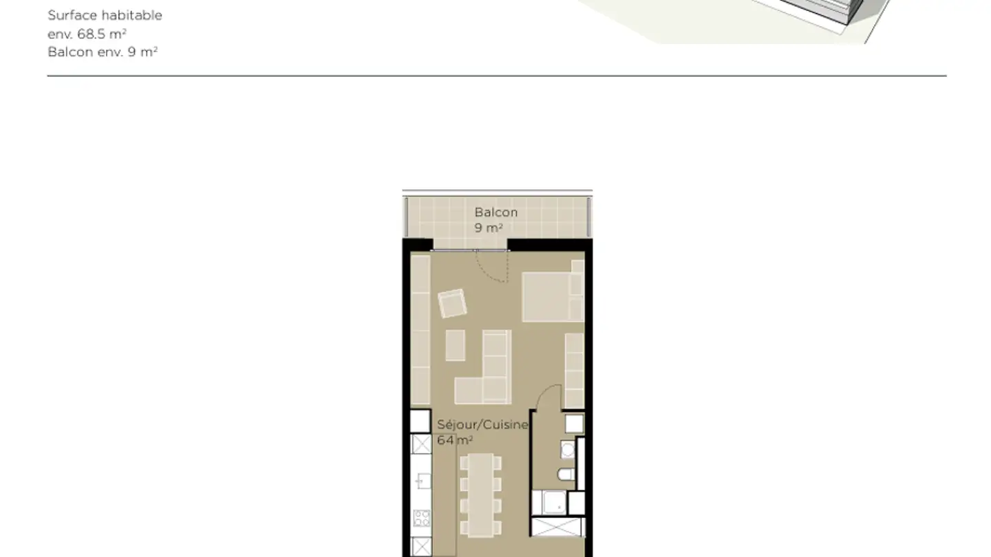 Wohnung mieten - Rue Voltaire 10, 1006 Lausanne - Foto 3