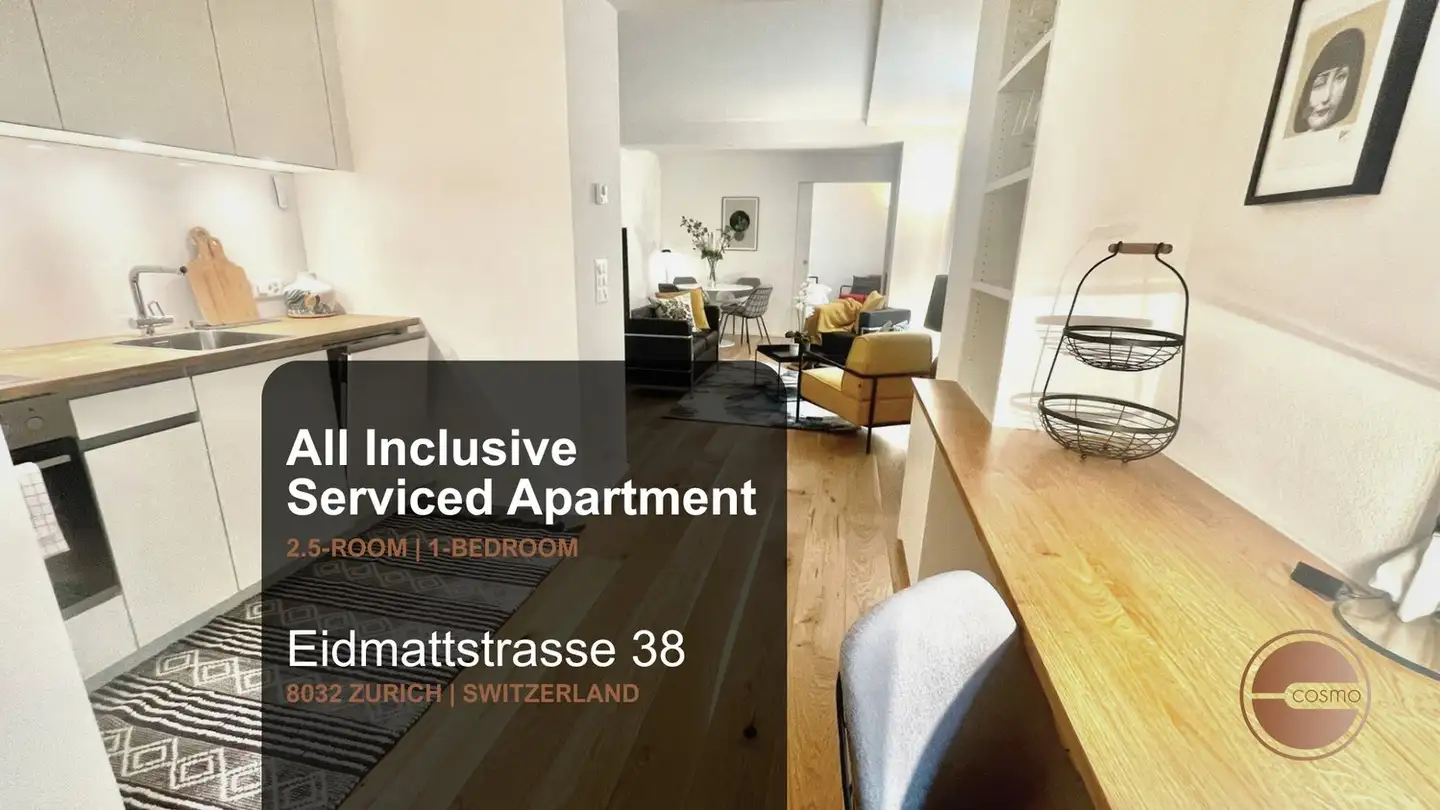 Appartement meublé à louer - Eidmattstrasse 38, 8032 Zürich