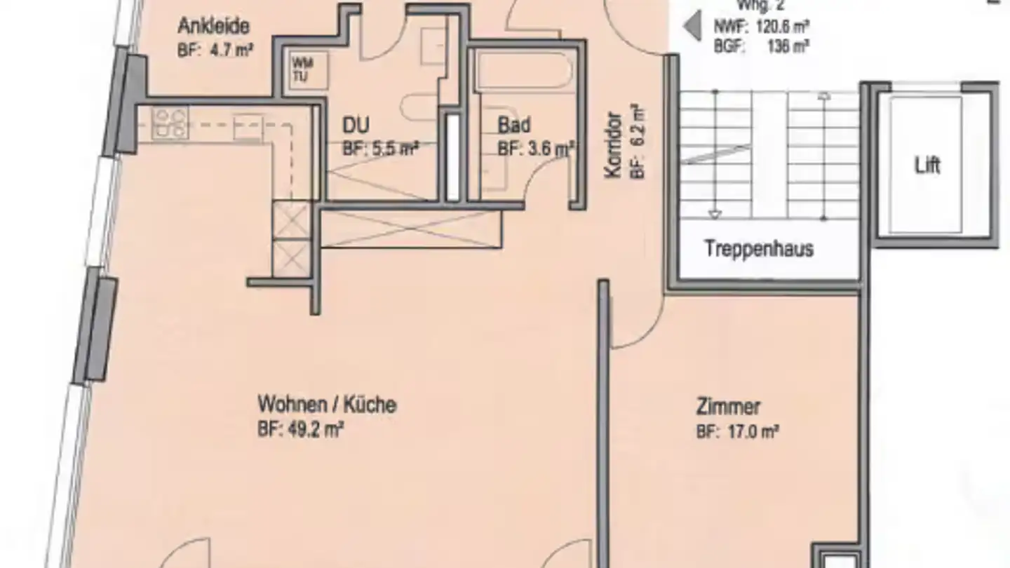 Appartement à louer - Bahnhofstrasse 12, 8854 Siebnen - Photo 3