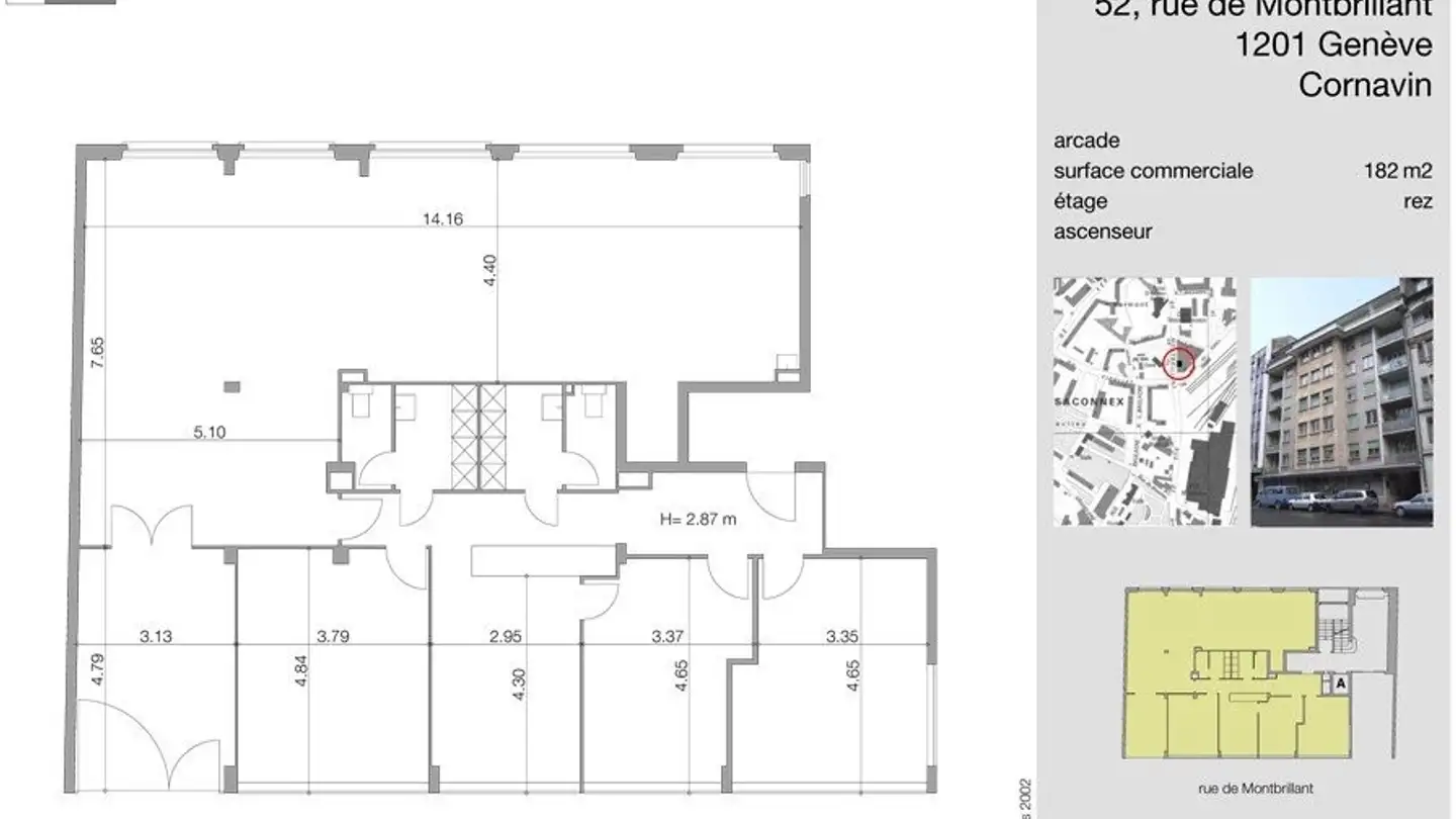 Bureau à louer - Rue De Montbrillant 52, 1202 Genève