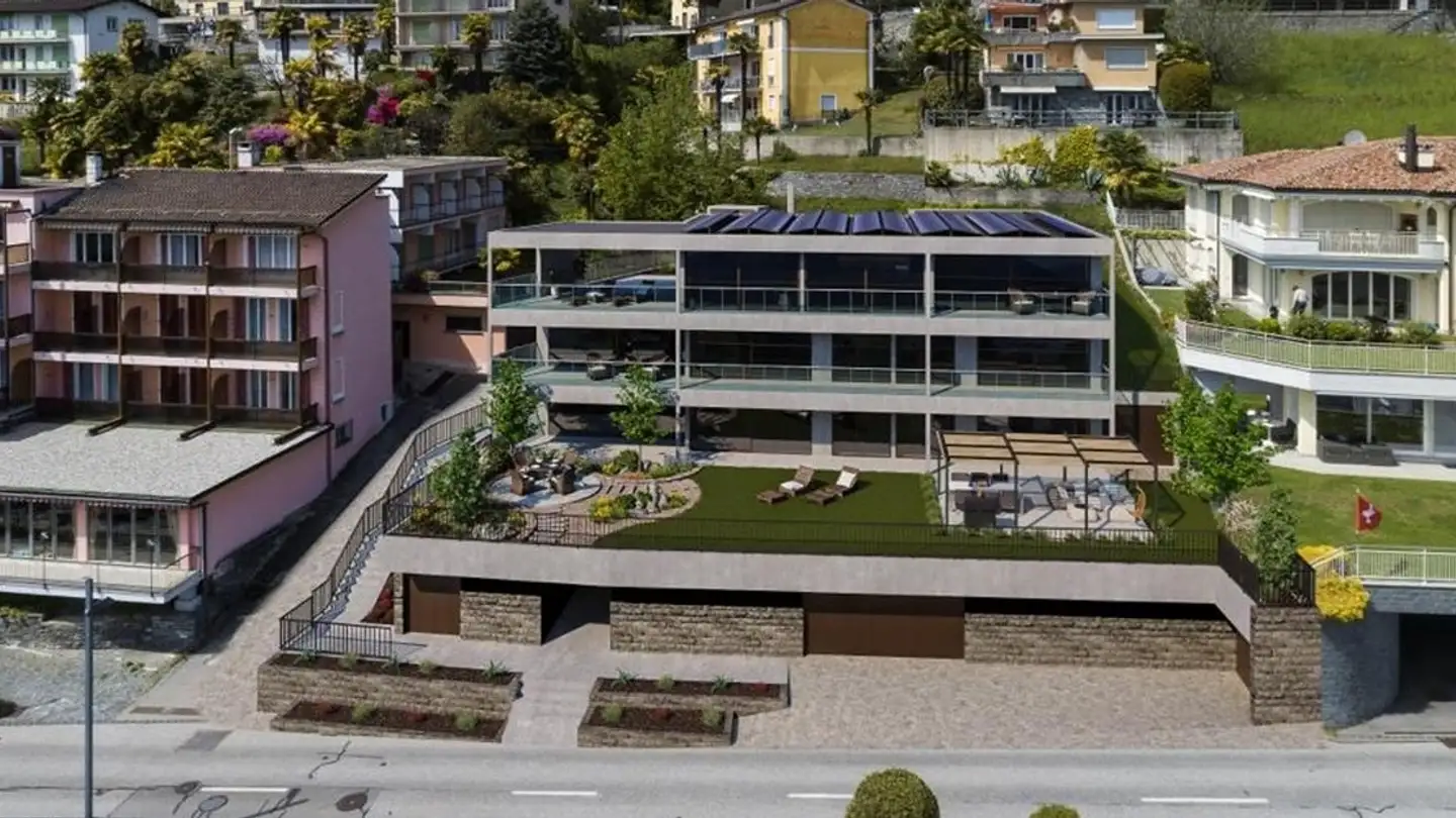 Penthouse for sale - 6645 Brione sopra Minusio