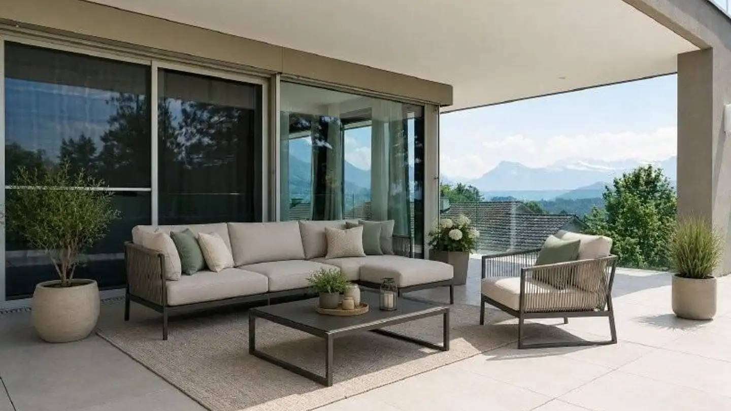 Terrassenwohnung mieten - Böschenacherweg 1, 6045 Meggen - Foto 2