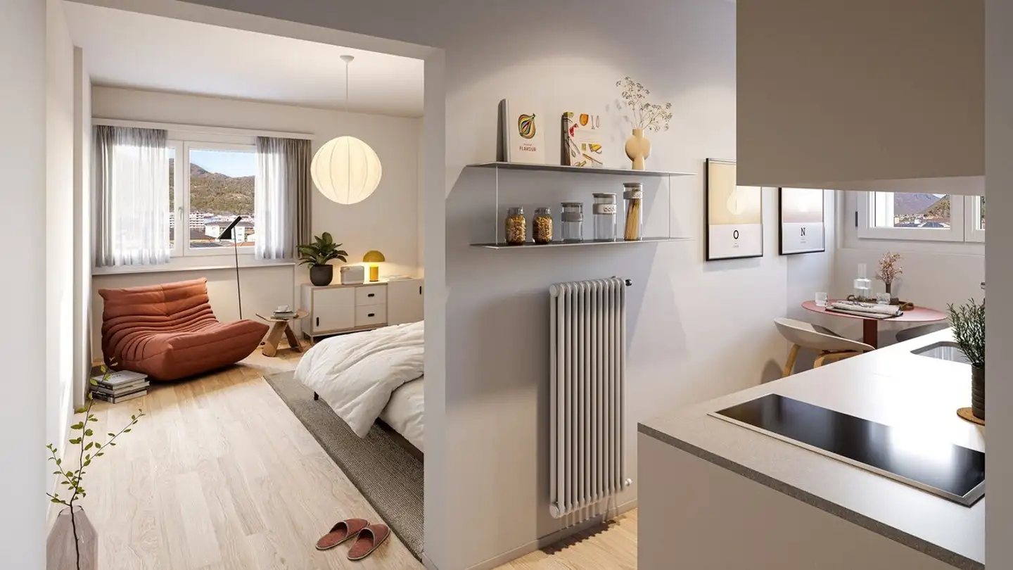 Single room for rent - Via San Gottardo, 6500 Bellinzona - Photo 2