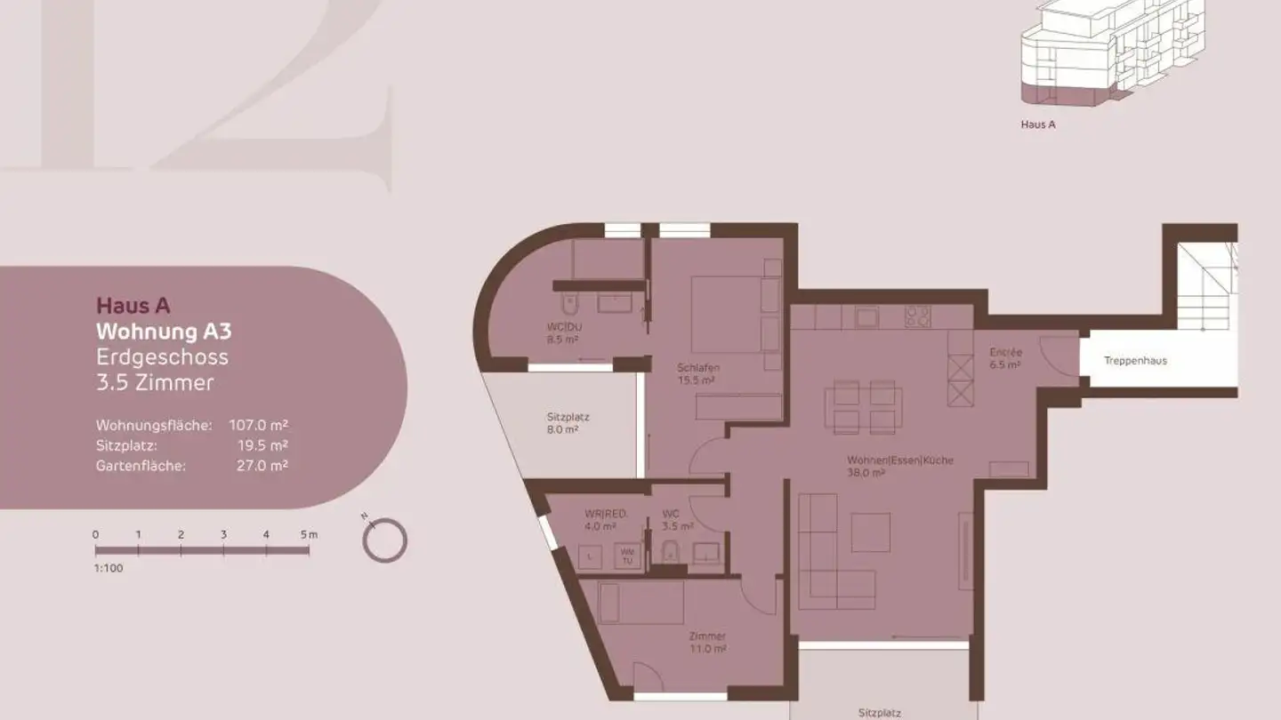 Wohnung kaufen - Landstrasse 15, 5417 Untersiggenthal - Foto 3