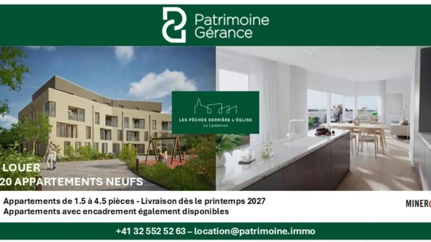 Apartment for rent - Rue Jolimont, 2525 Le Landeron