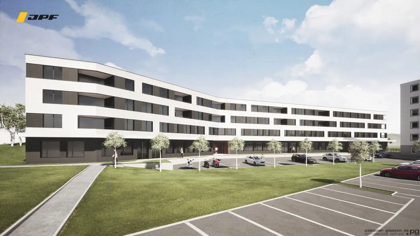 Indoor parking space for rent - Chemin Des Mosseires 71, 1630 Bulle