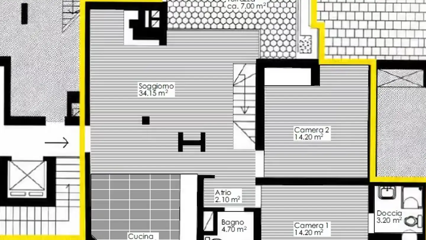 Wohnung mieten - Via Alle Rive 1, 6946 Ponte Capriasca - Foto 4