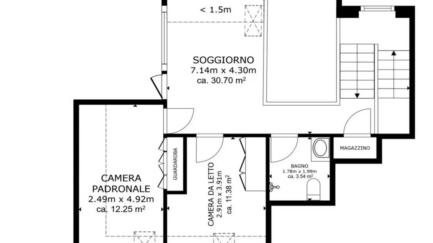 Appartamento in affitto - Via Cantonale 140, 6705 Cresciano - Foto 2