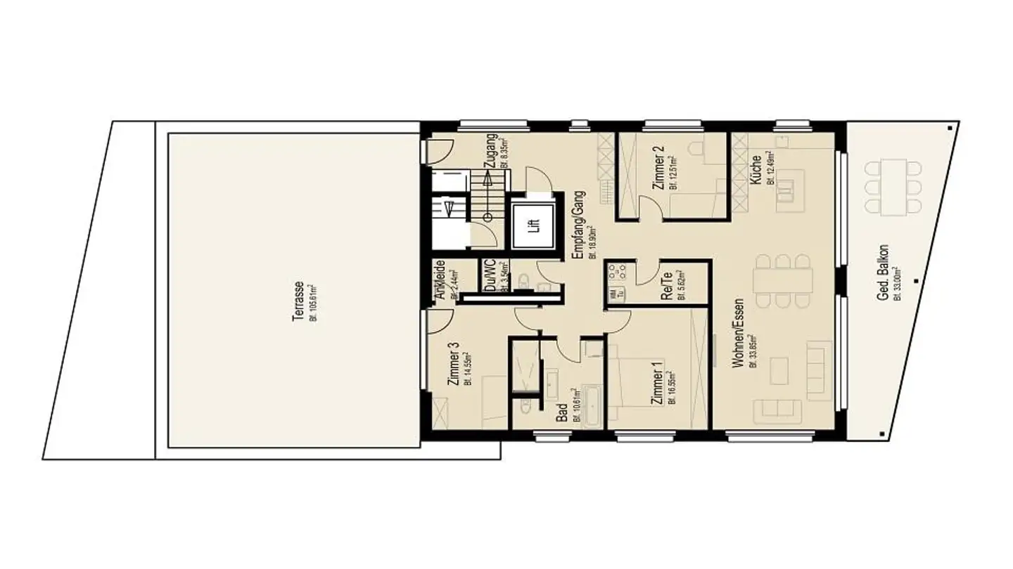 Penthouse kaufen - Gartenstrasse 21, 4332 Stein AG - Foto 2