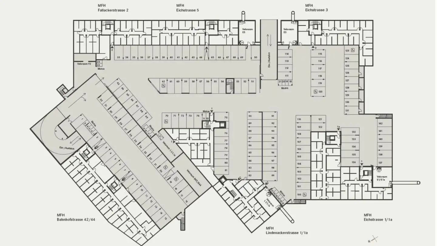 Parcheggio esterno in affitto - Bahnhofstrasse 42, 8360 Eschlikon TG - Foto 4