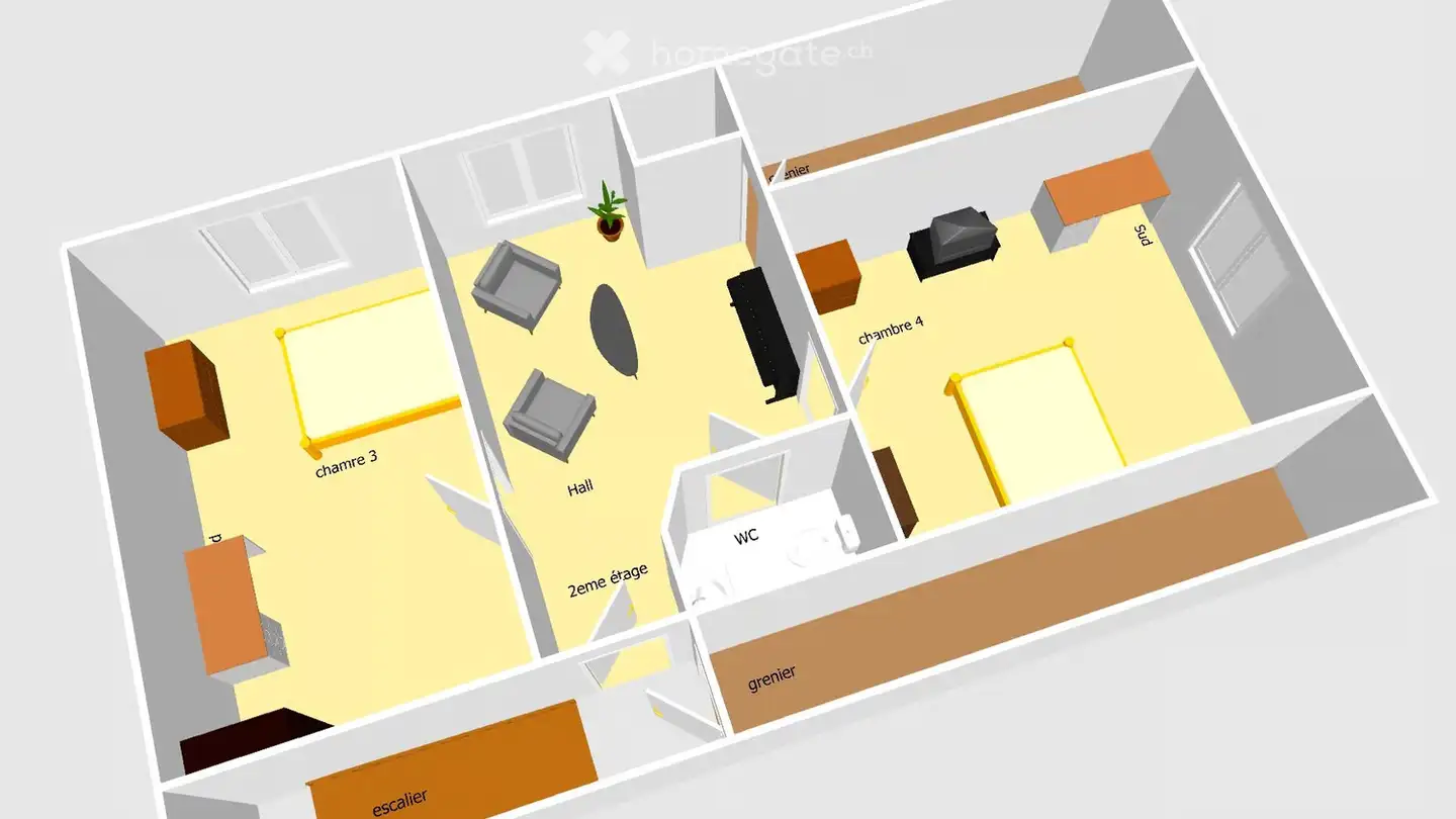 Appartement à louer - Rue Du Boutchu 2, 2824 Vicques - Photo 4
