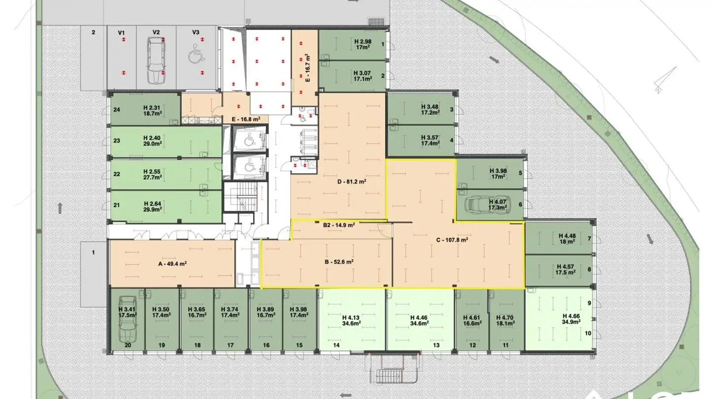 Gewerbe mieten - Avenue De Riond-Bosson 6, 1110 Morges - Foto 2