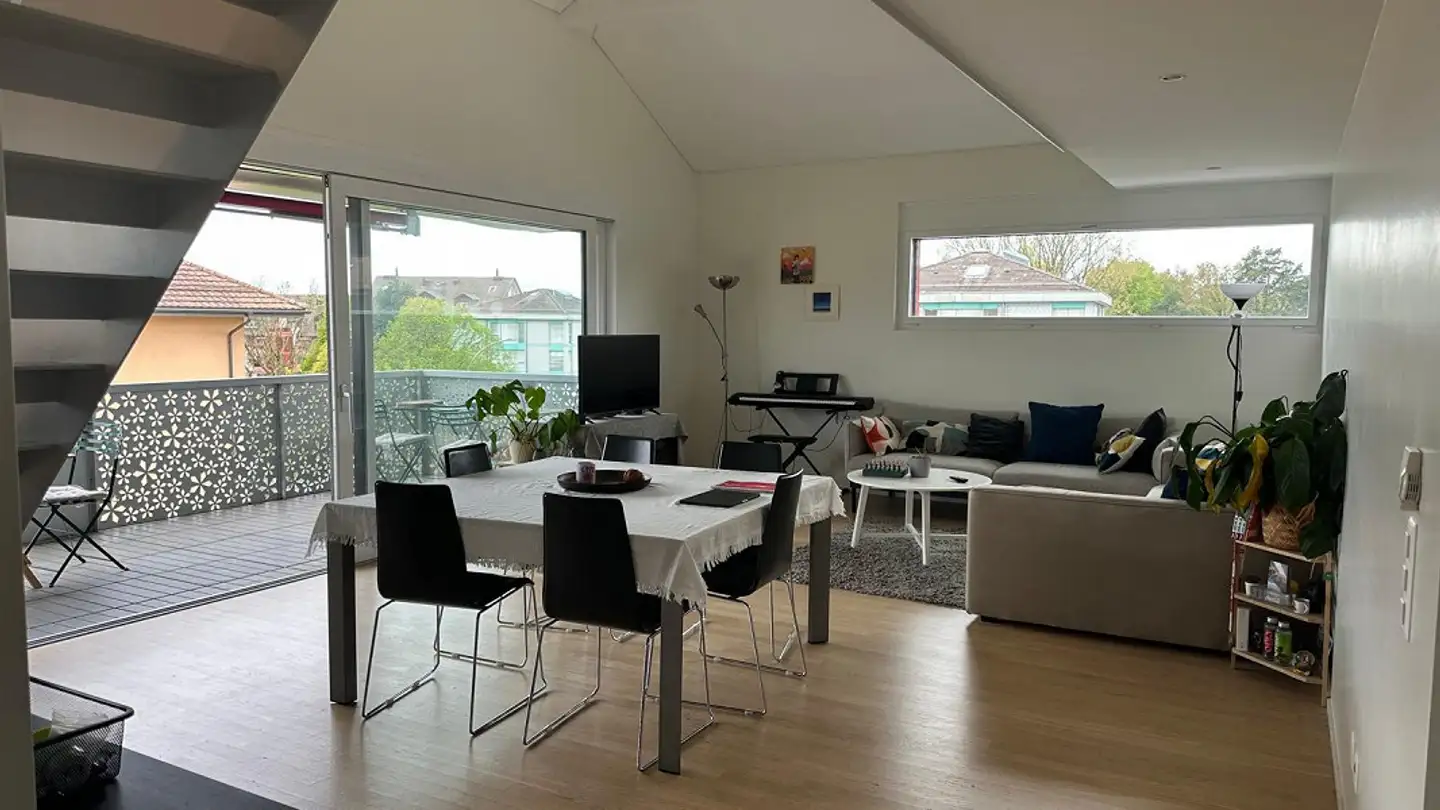 Terrassenwohnung mieten - Route Neuve 3, 1024 Ecublens VD