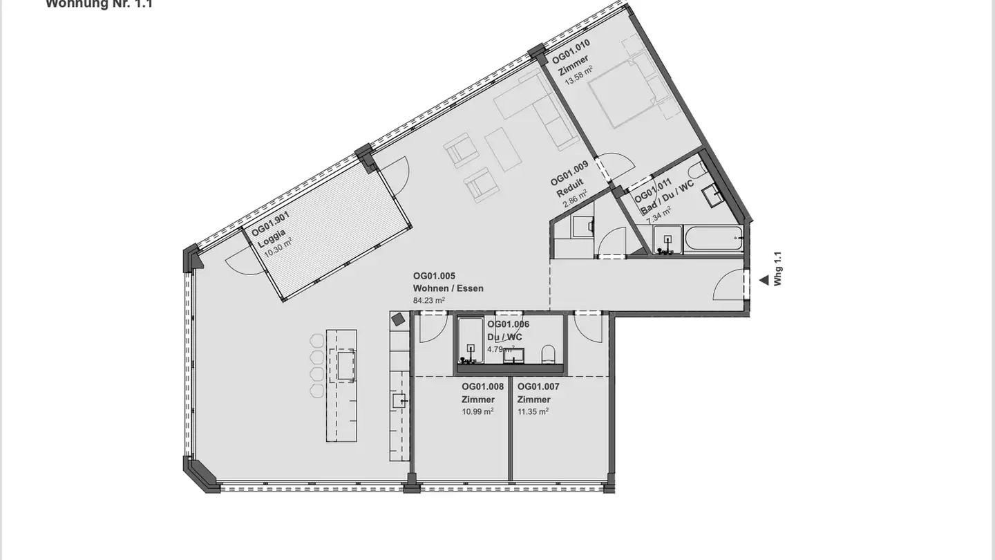 Wohnung mieten - 6312 Steinhausen - Foto 3