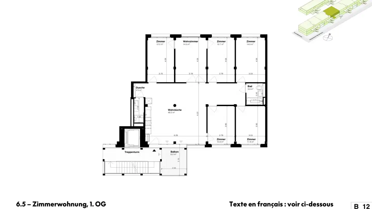 Wohnung mieten - Rue Des Fleurs / Blumenstrasse 59, 2502 Biel/Bienne - Foto 3