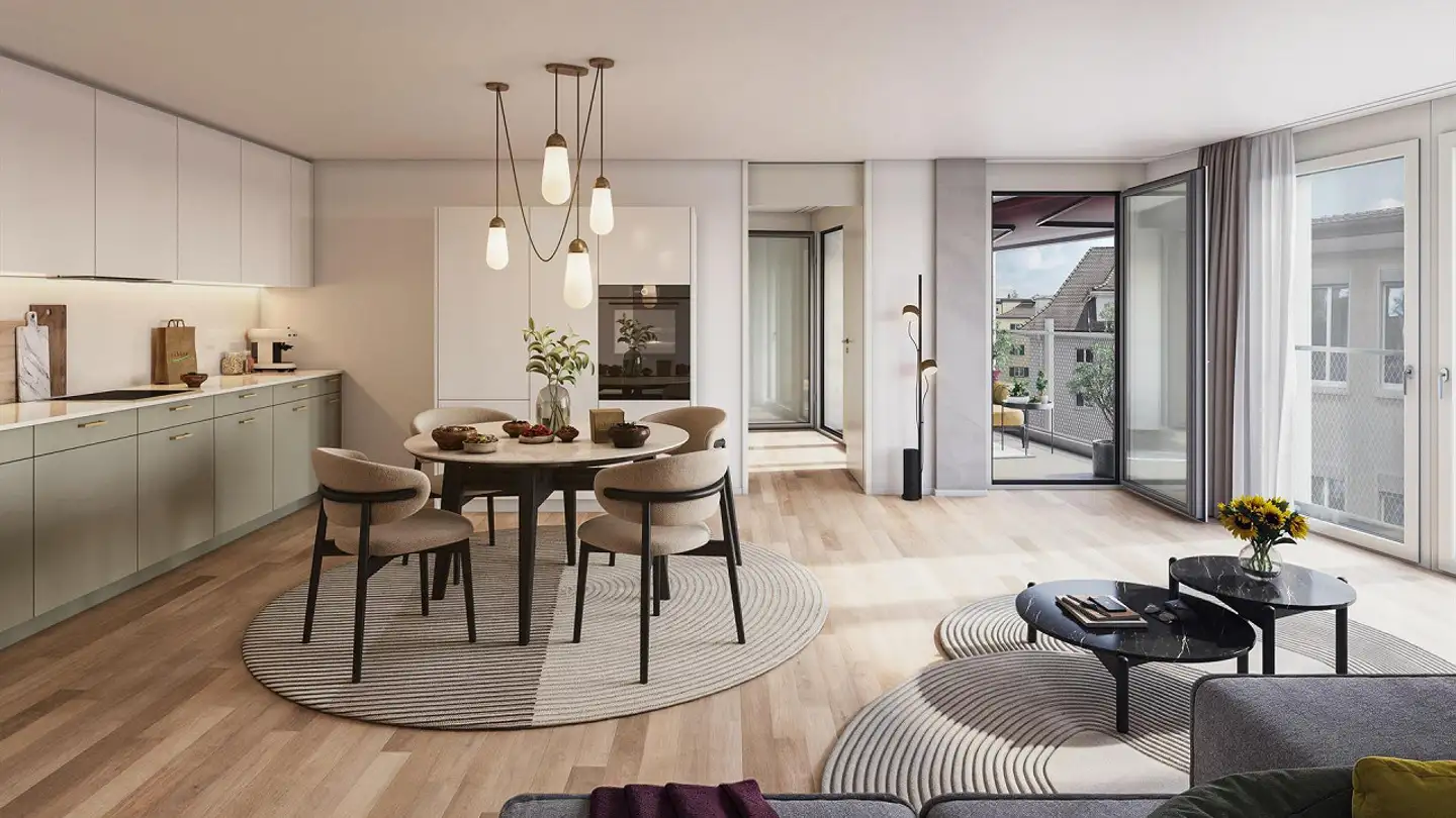 Wohnung mieten - Baumackerstrasse 9, 8050 Zürich