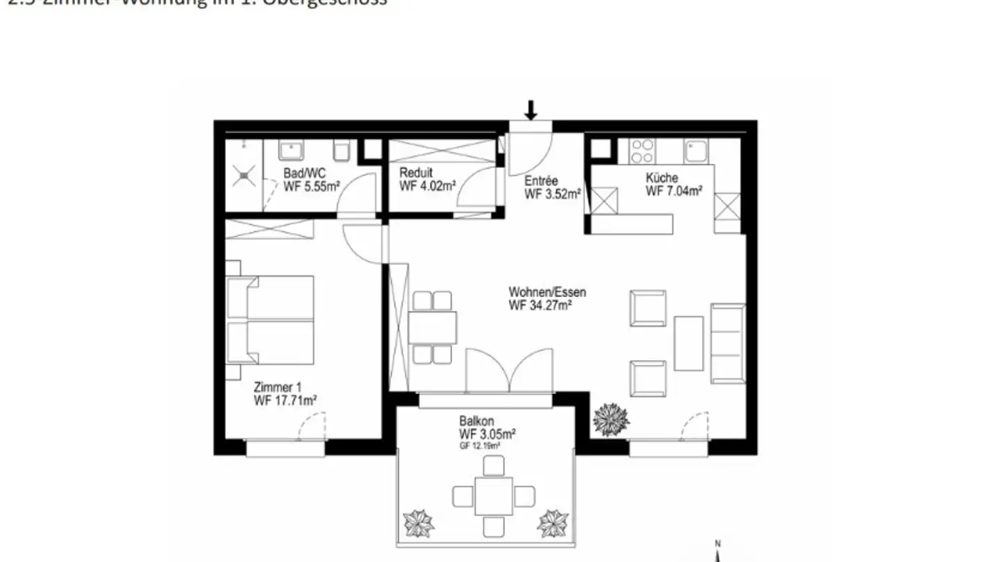 Appartement à louer - Schöneggstrasse 48, 8953 Dietikon - Photo 2