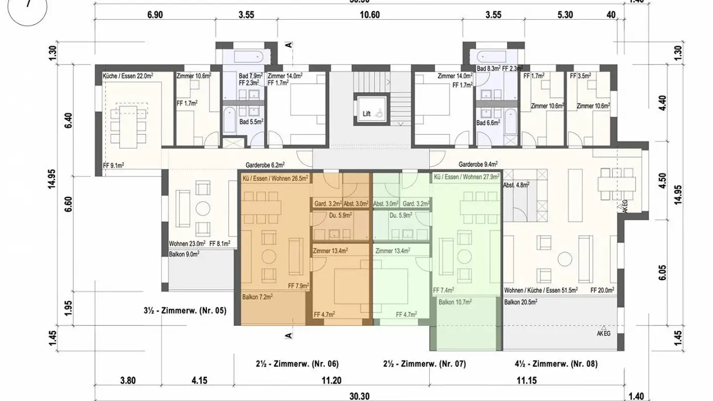 Appartement à louer - Elmatweg 2, 9445 Rebstein