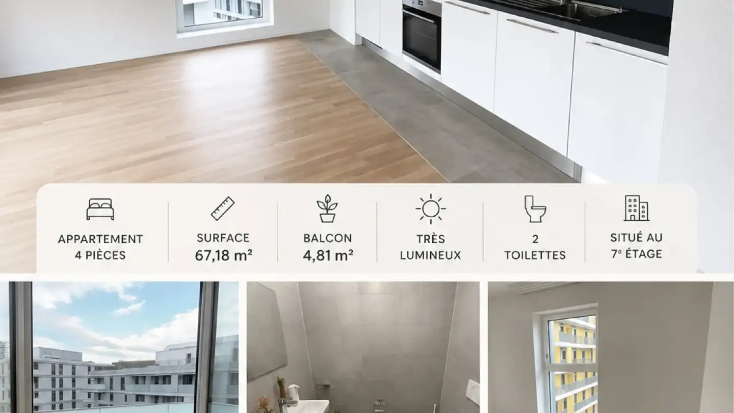 Apartment for rent - Allée Des Roseaux, 1219 Châtelaine