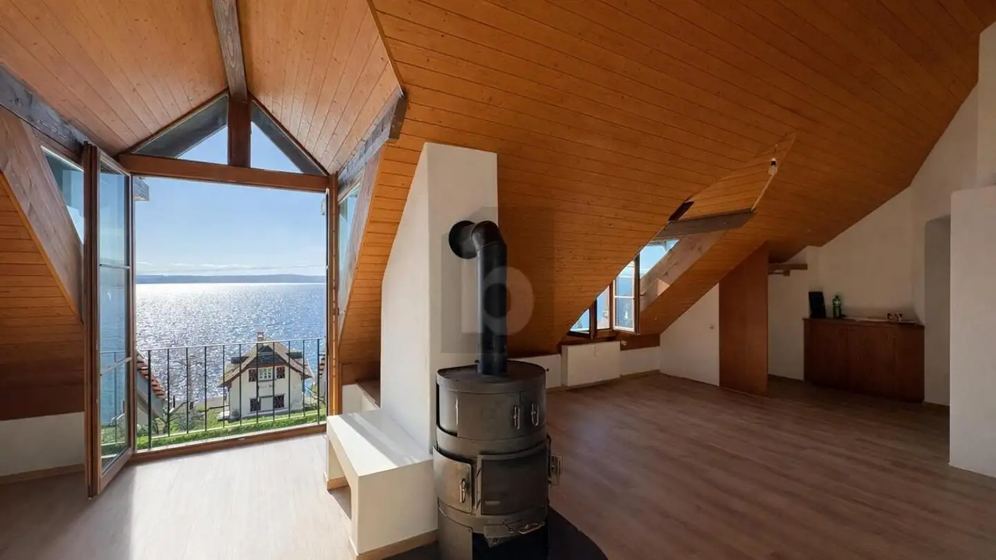 Dachgeschosswohnung mieten - 2514 Ligerz