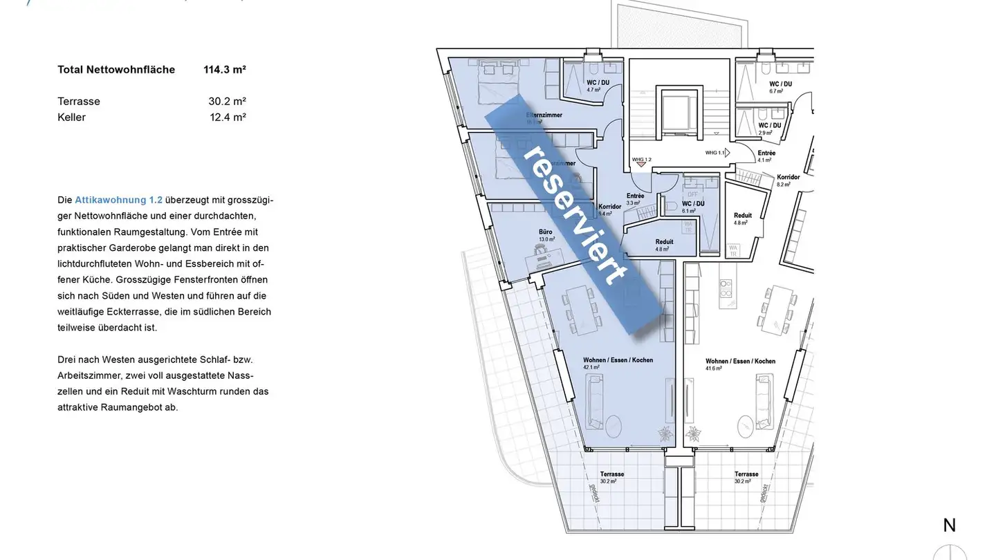 Penthouse kaufen - Chnübrächi, 8197 Rafz - Foto 3