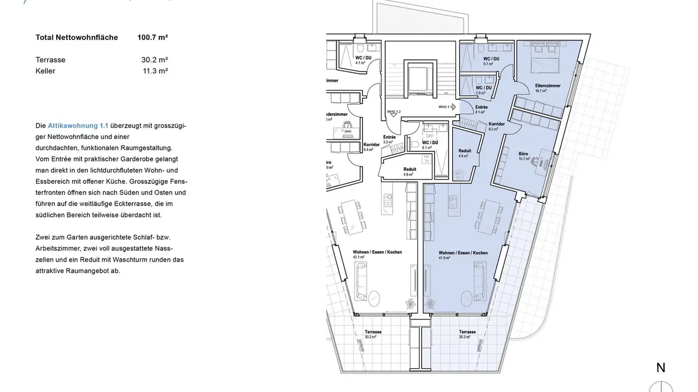 Penthouse kaufen - Chnübrächi, 8197 Rafz - Foto 3