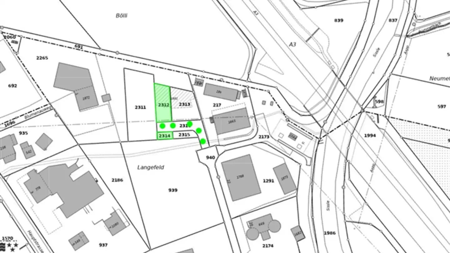 Terrain constructible à vendre - Untere Grubenstrasse, 5070 Frick