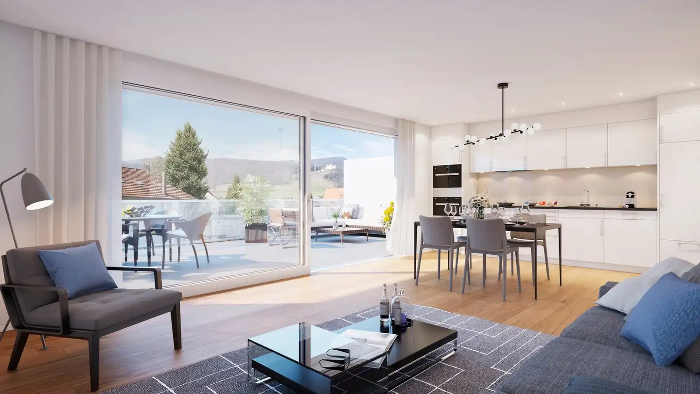 Penthouse mieten - Rechtenmattstrasse 4, 4654 Lostorf