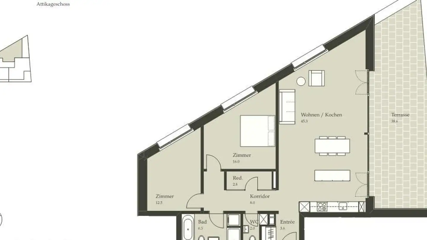 Attico in affitto - Kirchweg 20, 5420 Ehrendingen - Photo 4