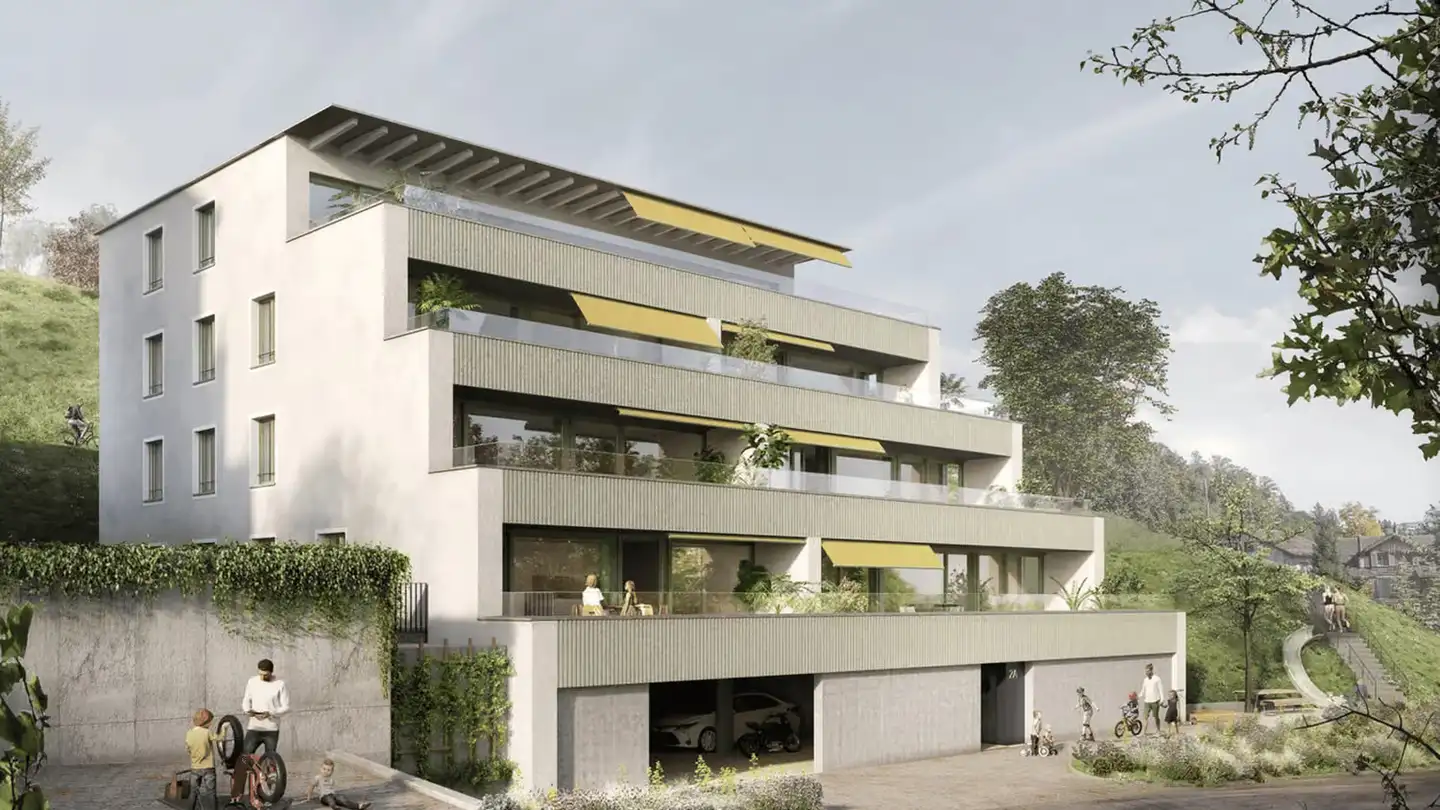 Appartement en terrasse à louer - Bürgstrasse 2a, 8732 Neuhaus SG