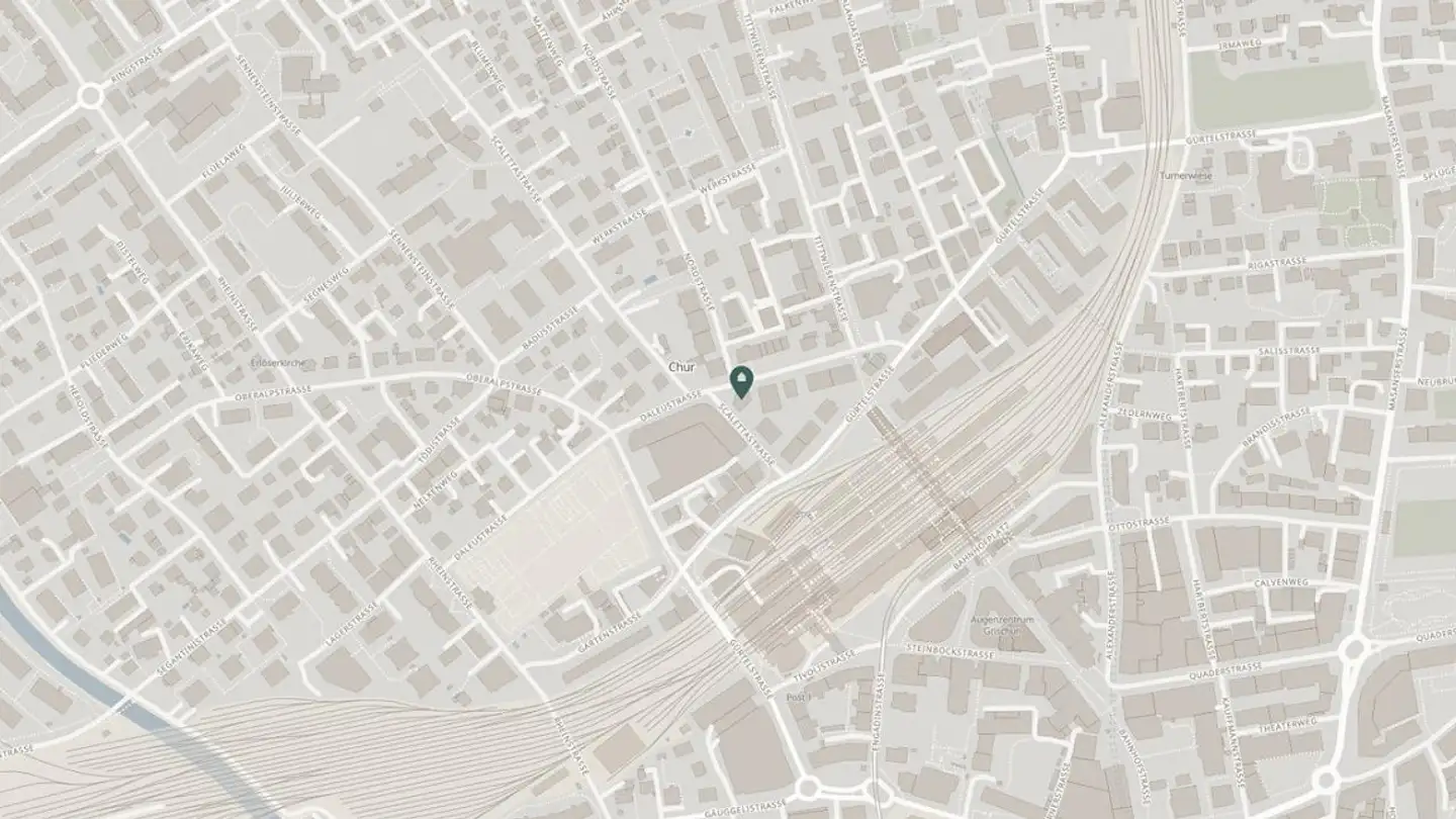 Place de parking extérieure à louer - Daleustrasse 21, 7000 Chur