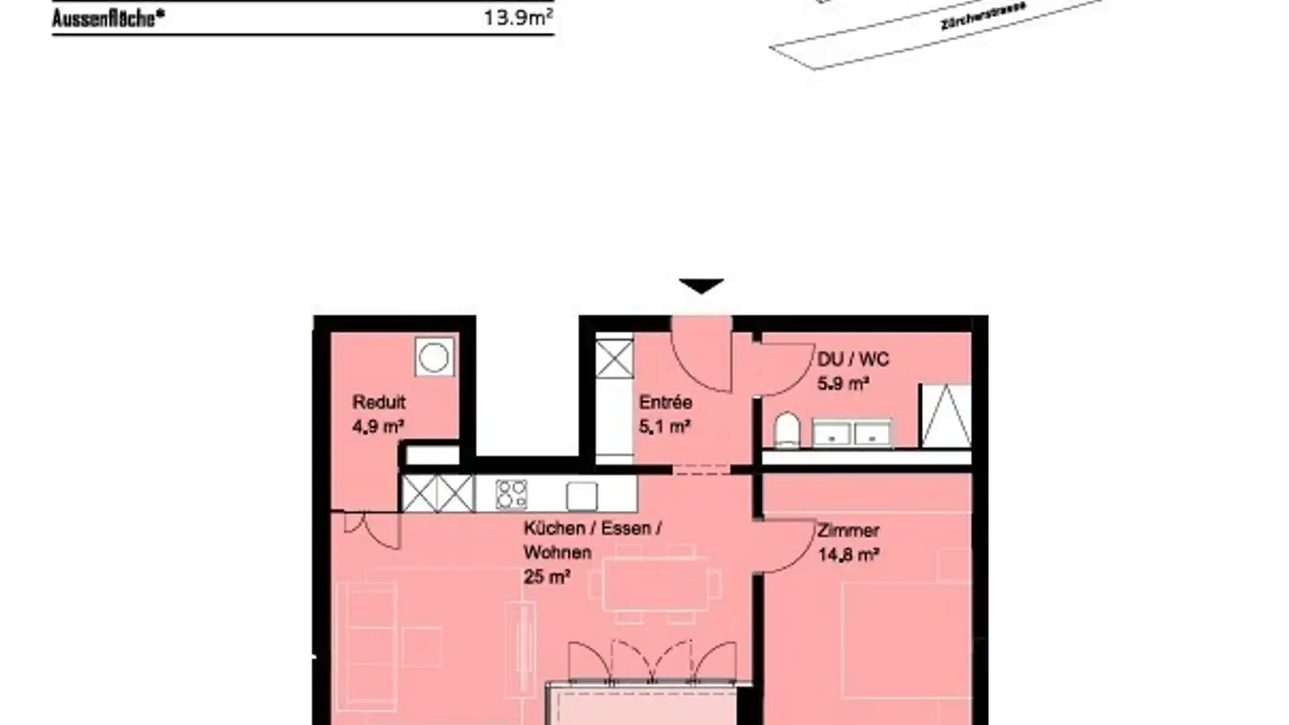 Wohnung mieten - Zürcherstrasse 13b, 8956 Killwangen - Foto 2