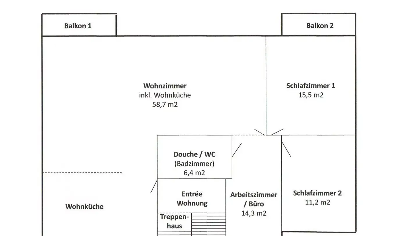 Wohnung mieten - Freiestrasse 2, 3097 Liebefeld - Foto 2