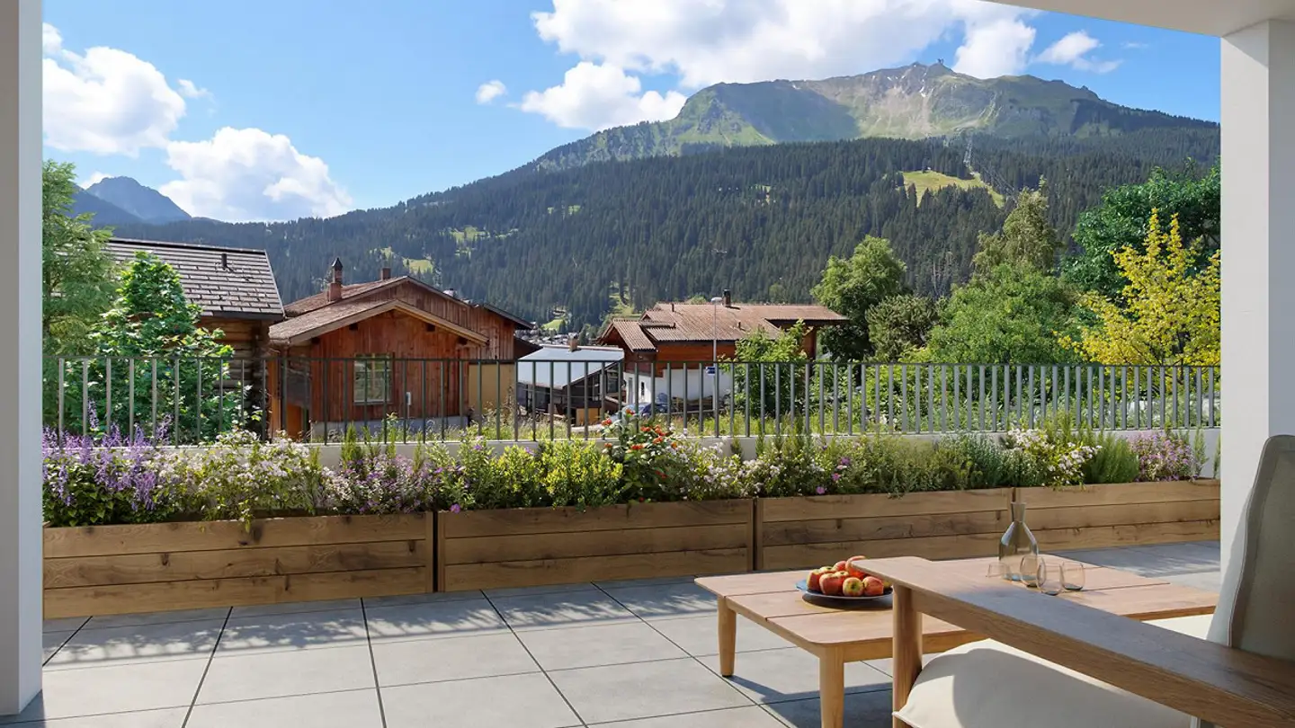 Appartement en terrasse à vendre - Höfjiweg 9, 7250 Klosters