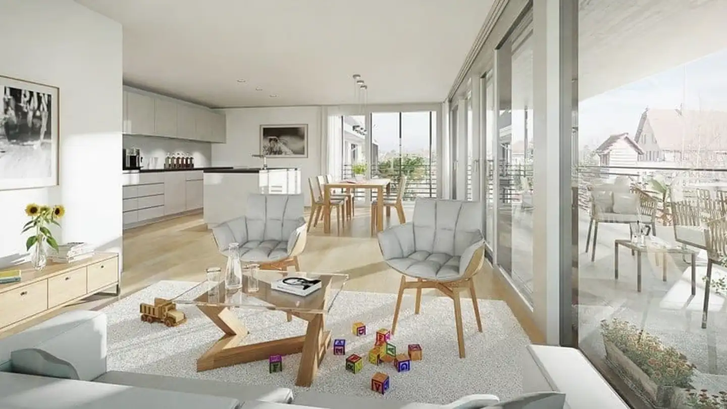 Wohnung mieten - Dorfstrasse 2, 5632 Buttwil - Foto 4