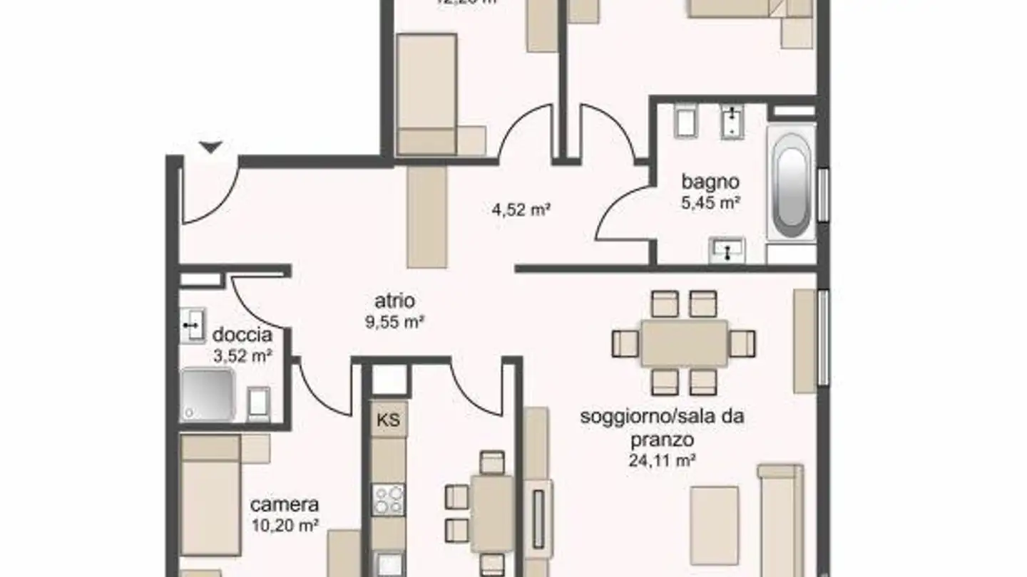 Appartamento in affitto - Via San Gottardo 38, 6745 Giornico