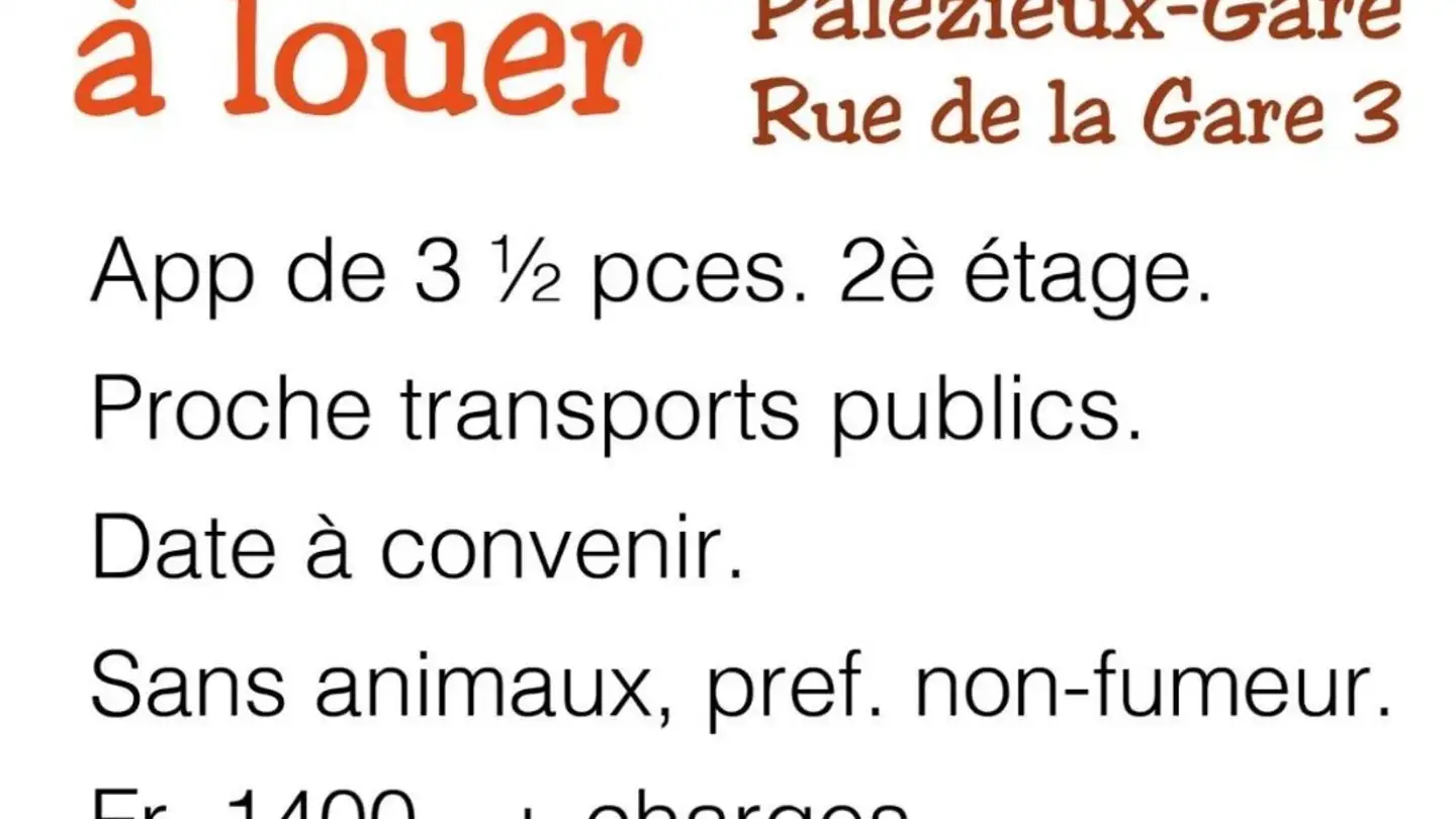 Appartamento in affitto - Rue De La Gare 3, 1607 Palézieux