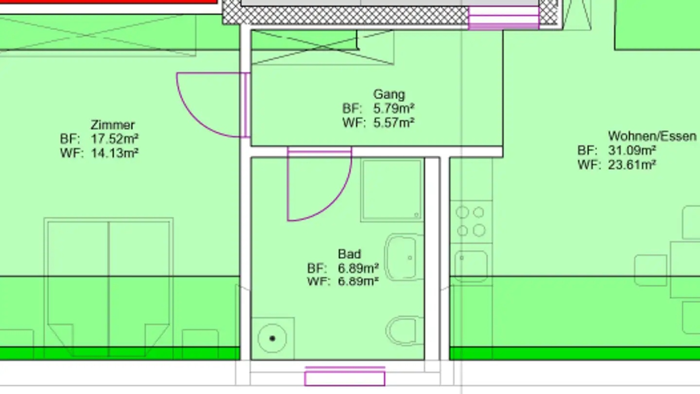 Appartamento in affitto - Platz 9, 8887 Mels - Photo 3