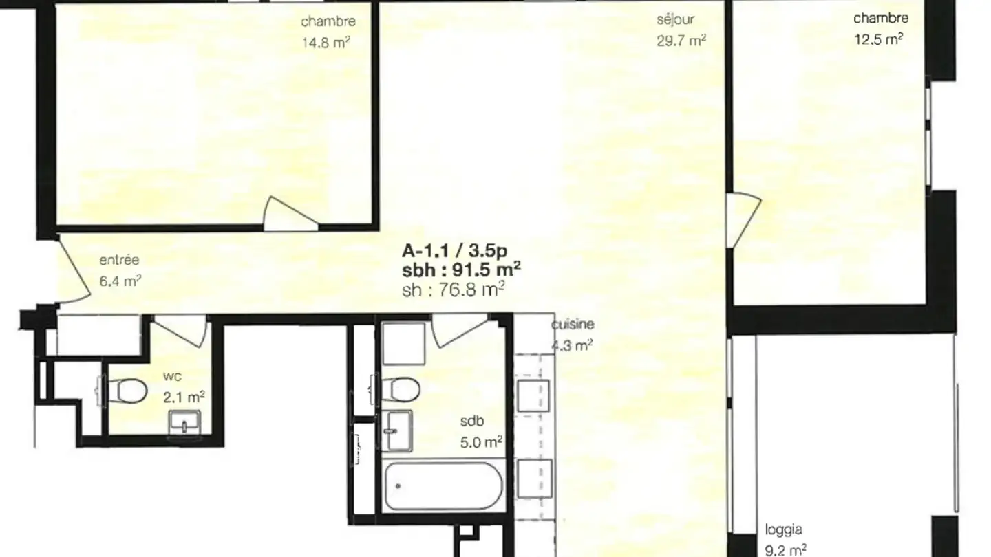 Apartment for rent - Rue Du Vorgyr, 3963 Montana - Photo 2