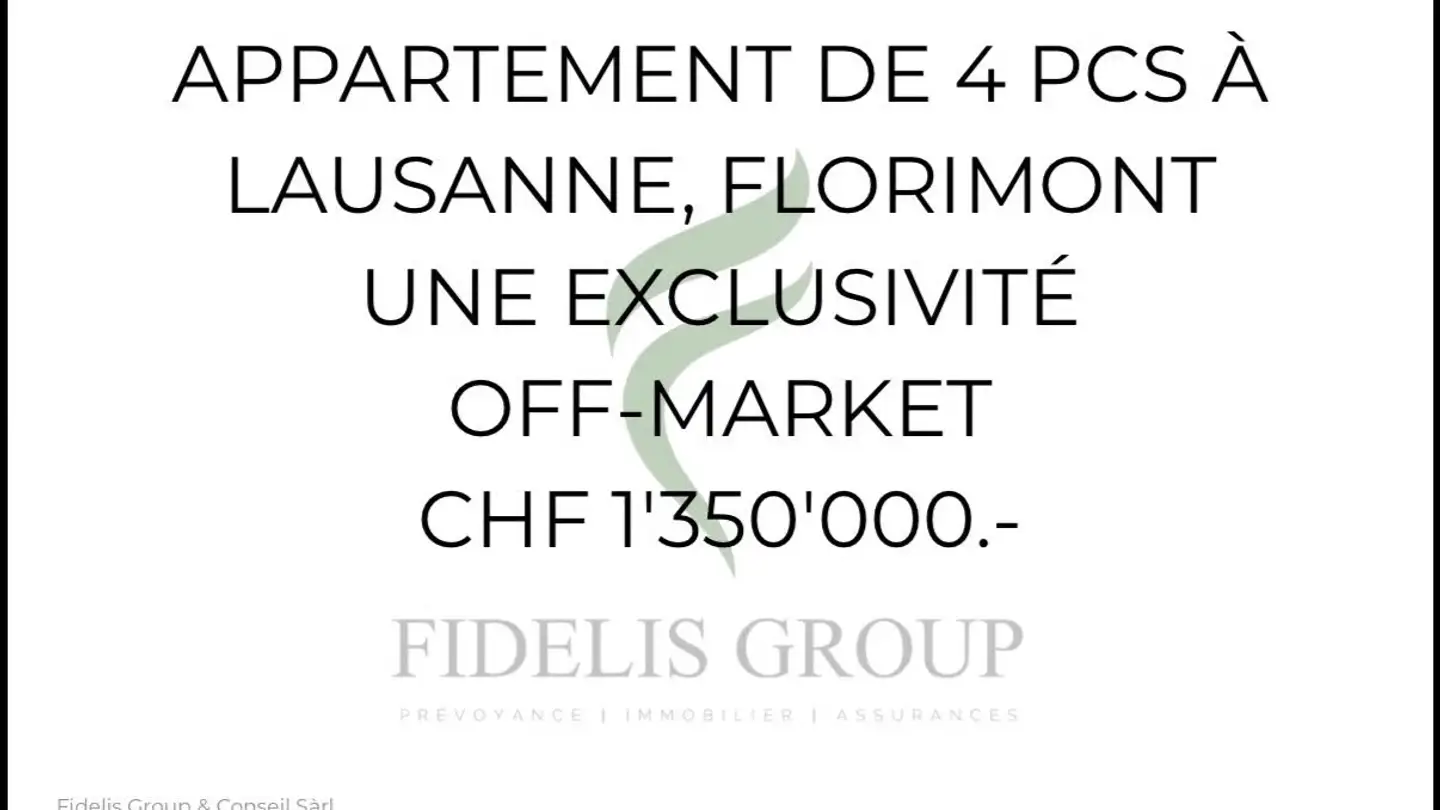Appartamento in vendita - 1006 Lausanne