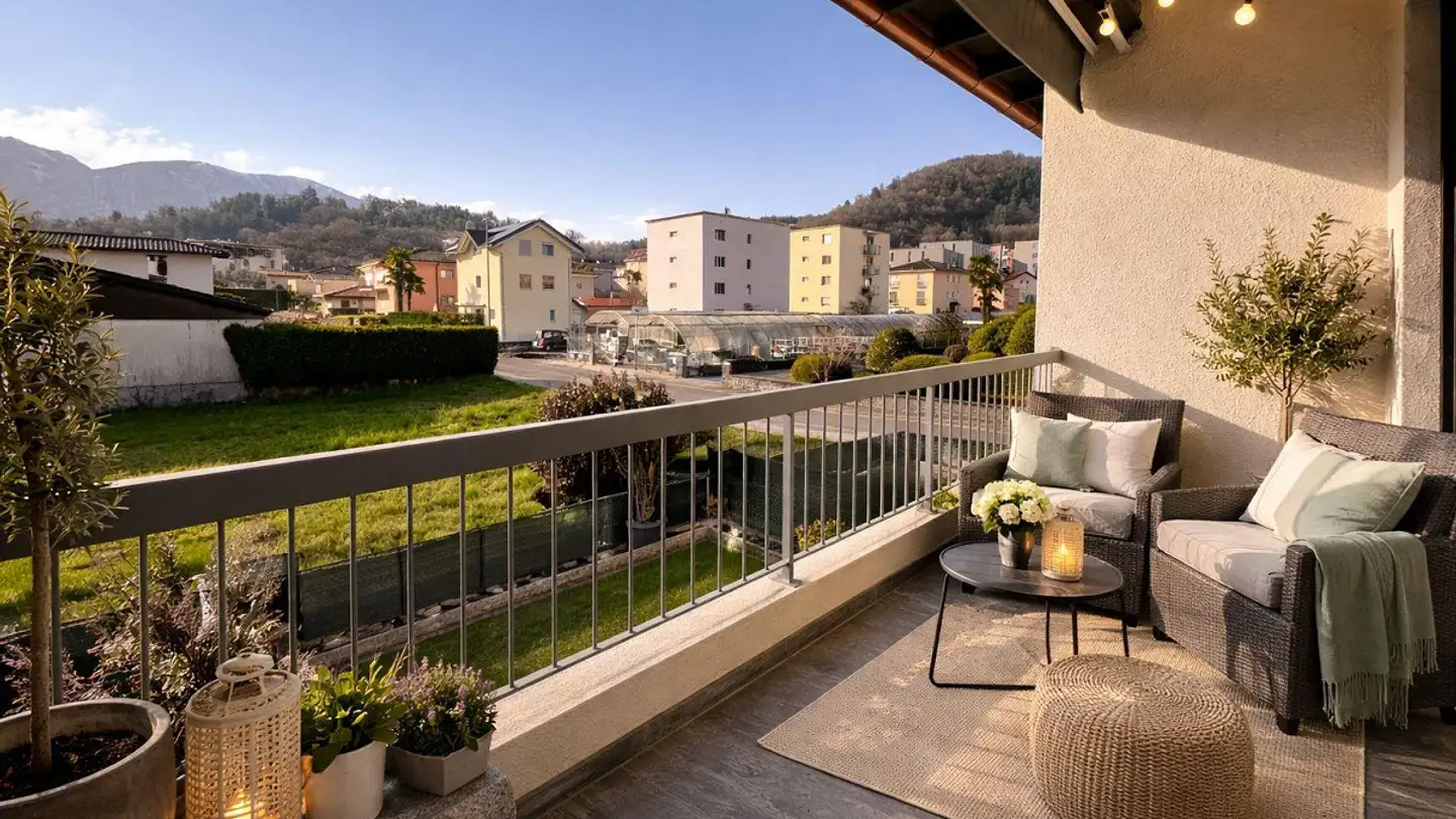 Maison en terrasse à vendre - 6616 Losone